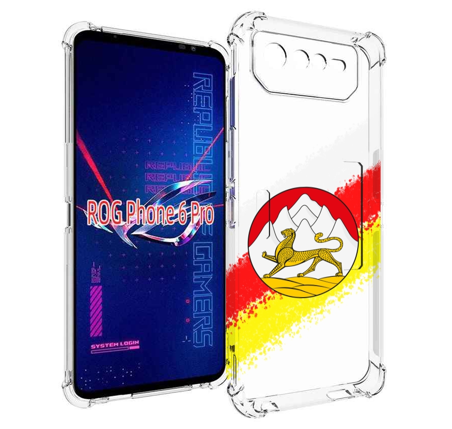 

Чехол MyPads герб флаг южная осетия для Asus ROG Phone 6 Pro, Прозрачный, Tocco