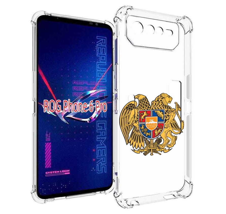 

Чехол MyPads герб-армении для Asus ROG Phone 6 Pro, Прозрачный, Tocco