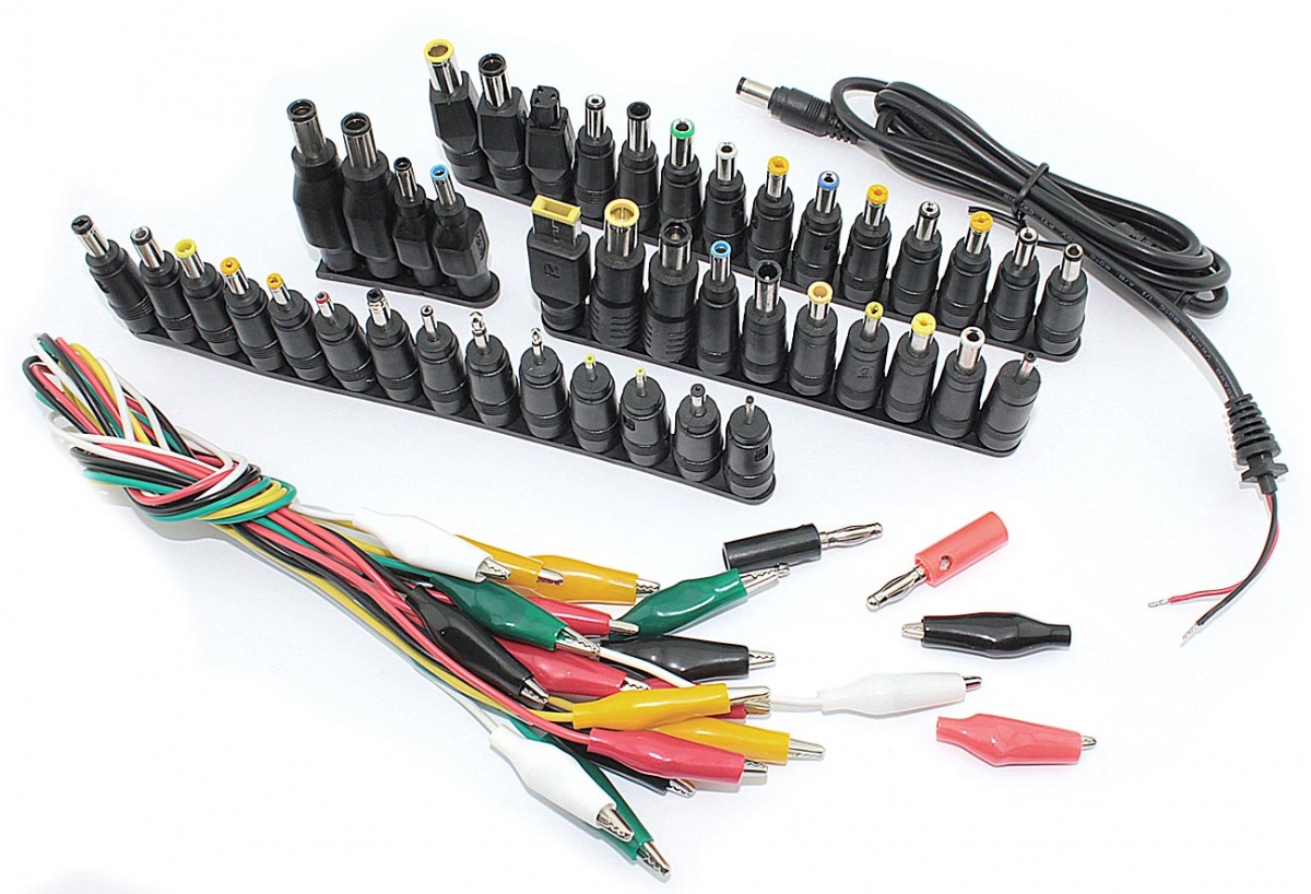 Набор из 42-х разъемов переходников для зарядки ноутбуков (42pcs/Set 5.5x2.1mm Multi-type