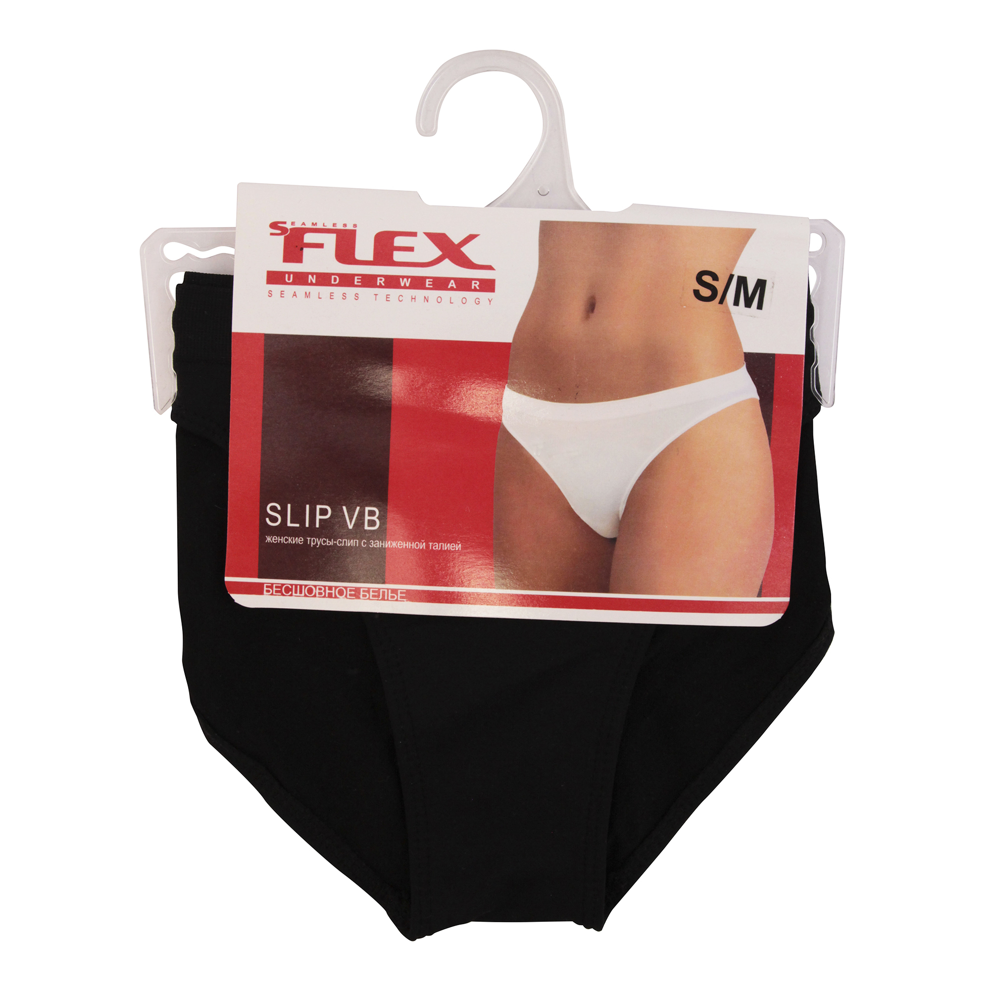 

Трусы женские SeamlessFLEX черные 42-44, Черный