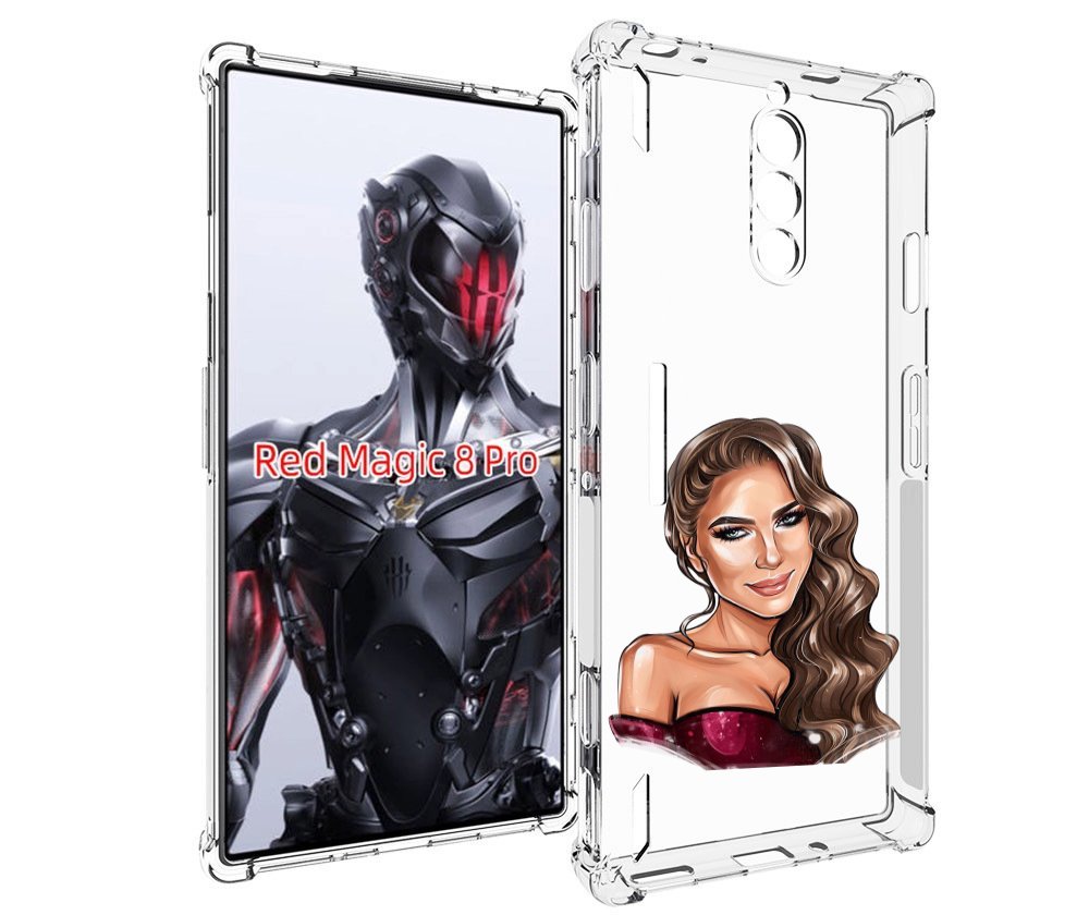 

Чехол MyPads девушка-с-улыбкой женский для ZTE Nubia Red Magic 8 Pro / Red Magic 8 Pro ..., Tocco