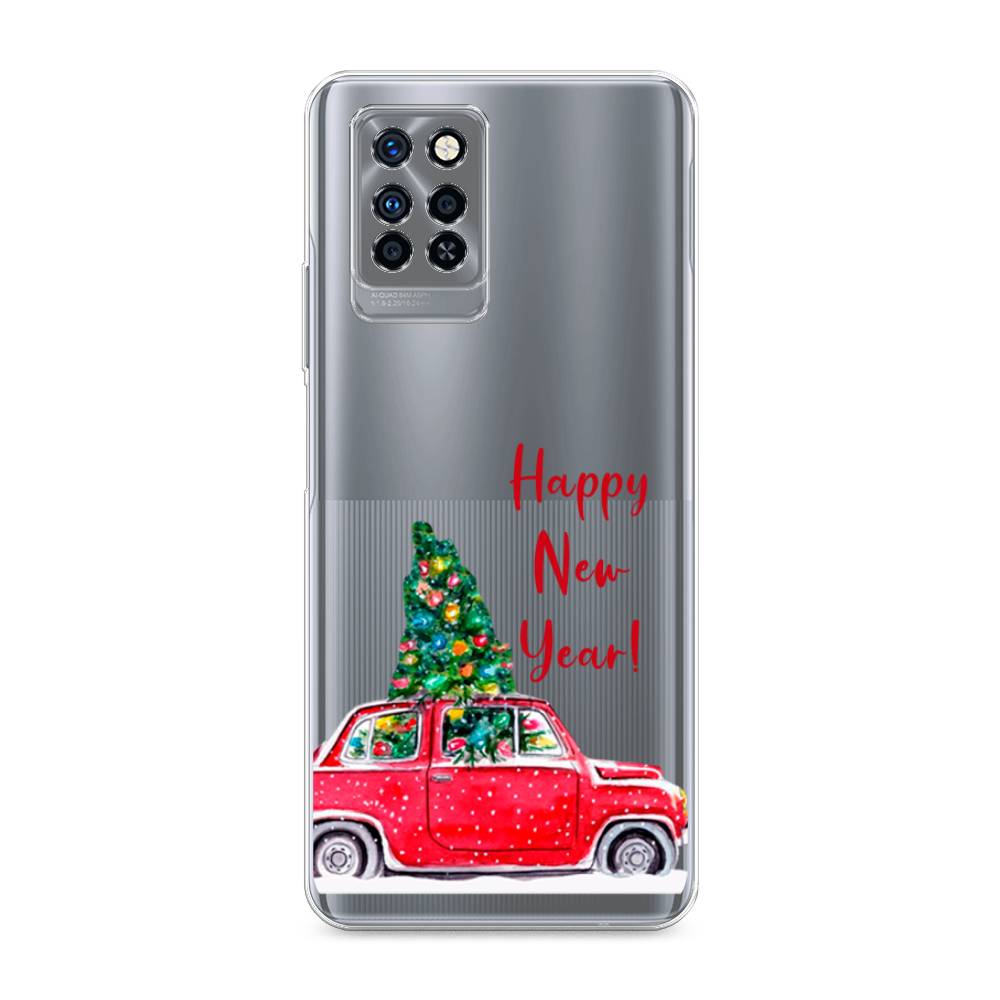 

Чехол на Infinix Note 10 Pro "Happy New Year", Красный;зеленый, 3100150-5