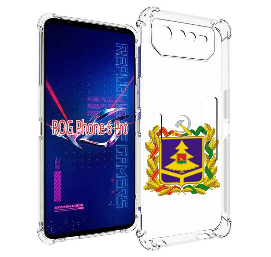 

Чехол MyPads герб-брянскои-области для Asus ROG Phone 6 Pro, Прозрачный, Tocco