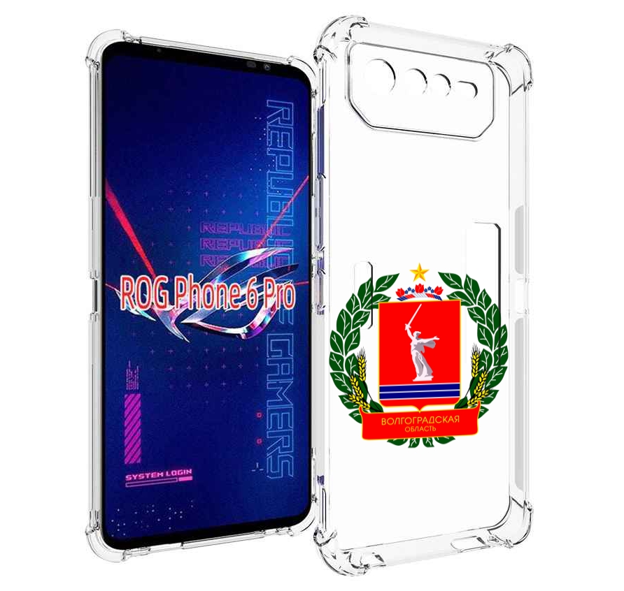 

Чехол MyPads герб-волголградскои-области для Asus ROG Phone 6 Pro, Прозрачный, Tocco