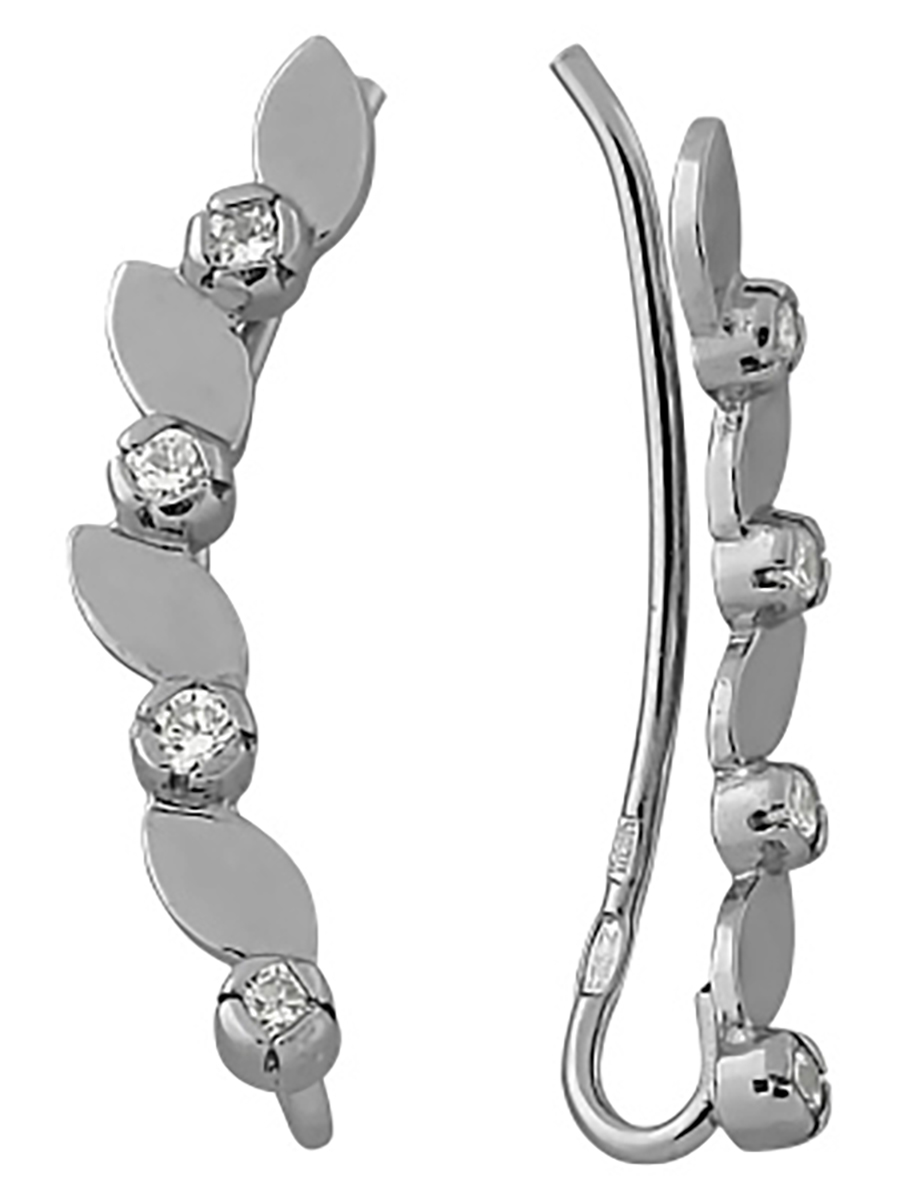 

Серьги с 8 фианитами из серебра Высоковы СД-1-060, СД-1-060
