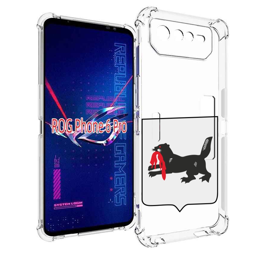 

Чехол MyPads герб-игркутскои-области для Asus ROG Phone 6 Pro, Прозрачный, Tocco