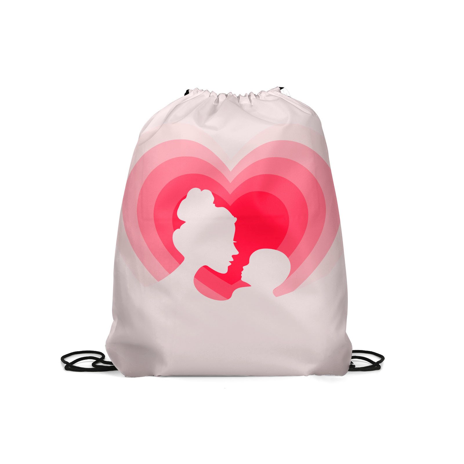 

Мешок для обуви унисекс Gorolla DrawstringBackpack 2188 розовый, 42х35 см, Белый;розовый, DrawstringBackpack 2188