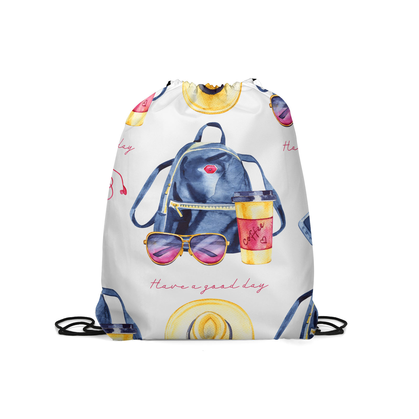 

Мешок для обуви унисекс Gorolla DrawstringBackpack 288 белый, 42х35 см, DrawstringBackpack 288