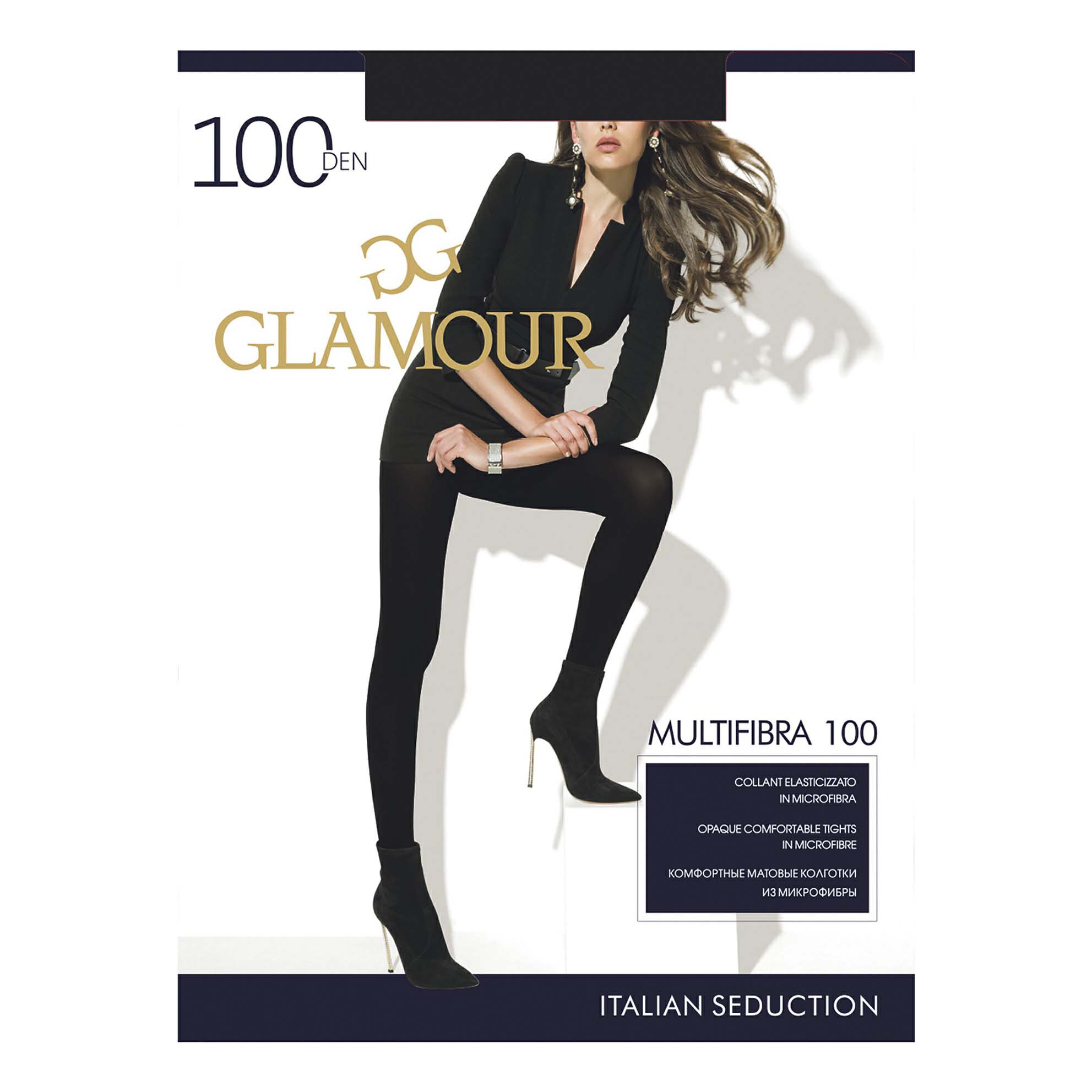 

Колготки женские Glamour черные 2