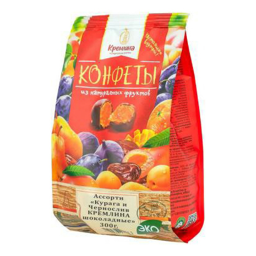 

Конфеты Кремлина курага и чернослив в шоколаде 300 г