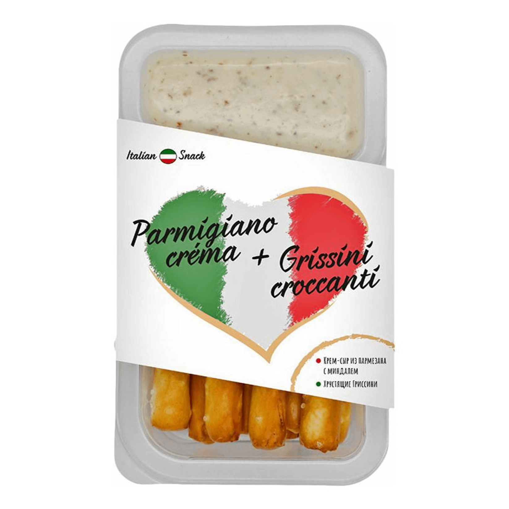 Крем-сыр Дениз Ричардс Italian Snack Крем Чиз с пармезаном и миндалем 50 г