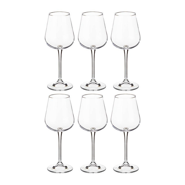 Набор бокалов для вина Crystal Bohemia AMUNDSEN/ARDEA 6 штук 330 мл 22 см