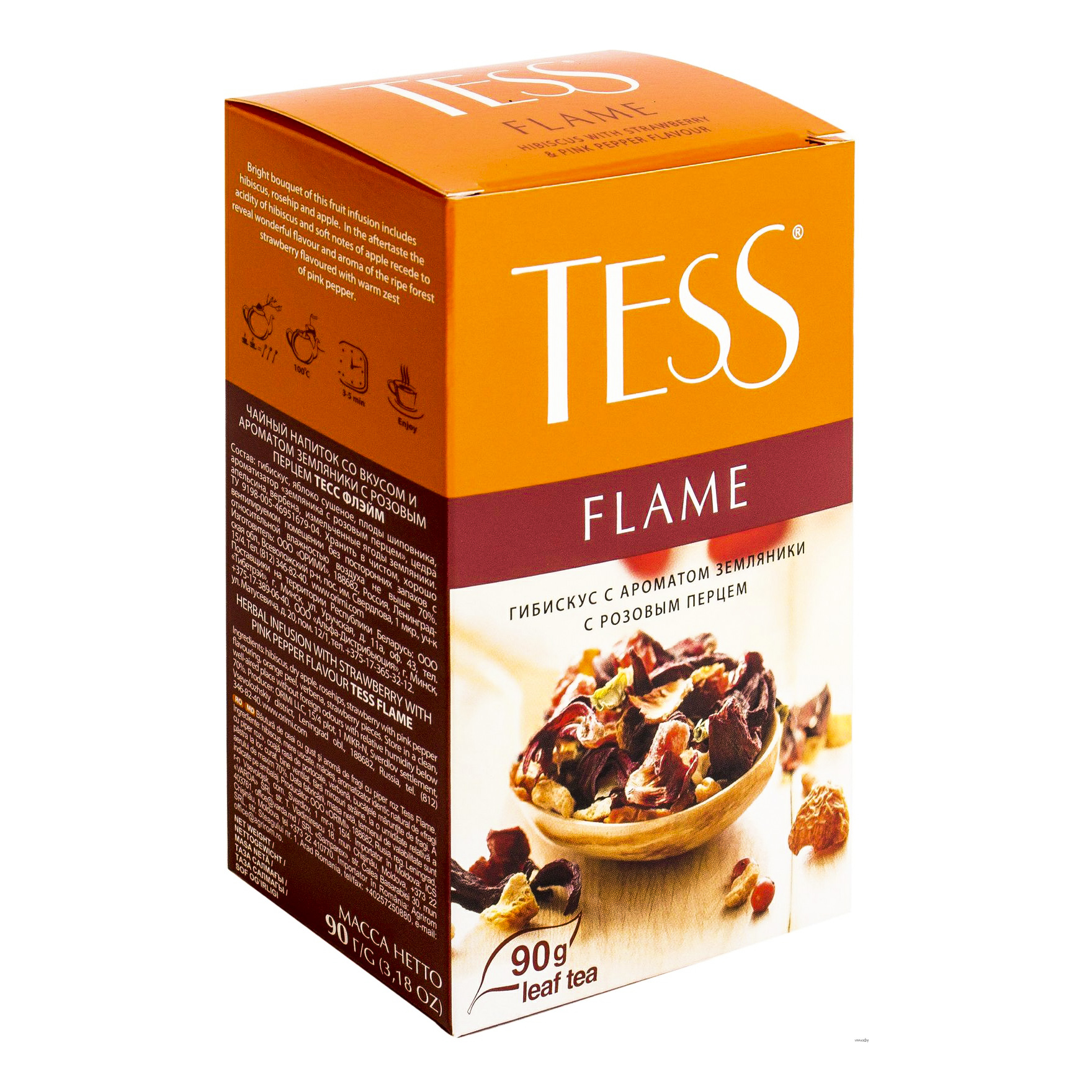Фруктовый чай Tess Flame листовой 90 г