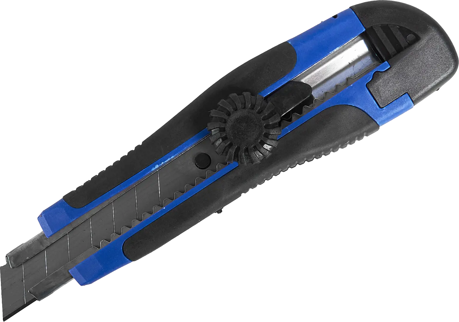 Нож строительный Vertextools 0044-100-18 двухкомпонентный корпус сегментное лезвие 18 мм нож строительный 3934 пластиковый корпус сегментное лезвие 9 мм