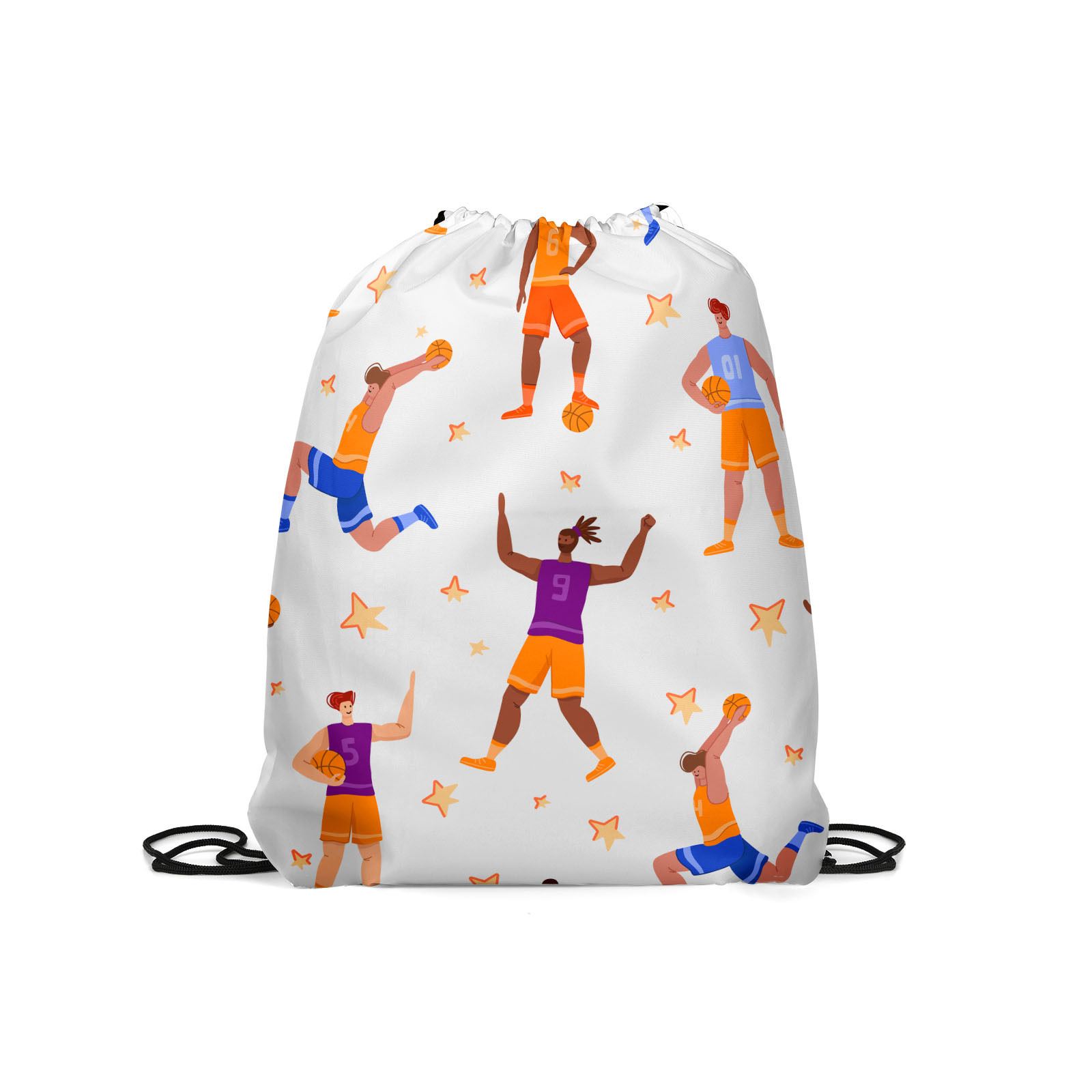 

Мешок для обуви унисекс Gorolla DrawstringBackpack 454 белый, 42х35 см, DrawstringBackpack 454