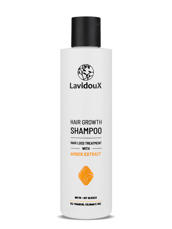 Шампунь для роста волос LAVIDOUX с экстрактом натурального янтаря 250 мл стимулятор роста волос с жожоба и витамином b5 237 мл
