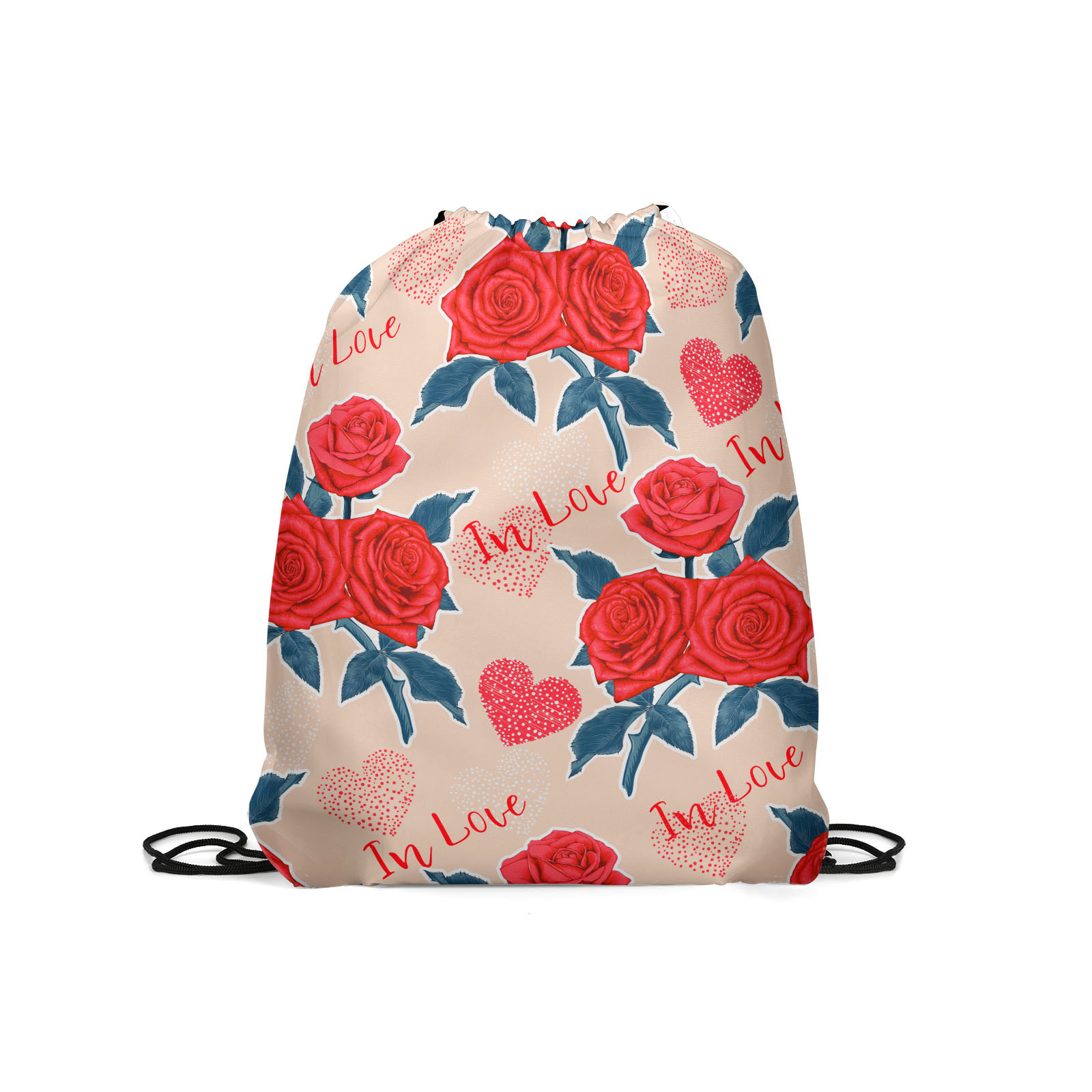 

Мешок для обуви унисекс Gorolla DrawstringBackpack 2142 бежевый, 42х35 см, Розовый, DrawstringBackpack 2142