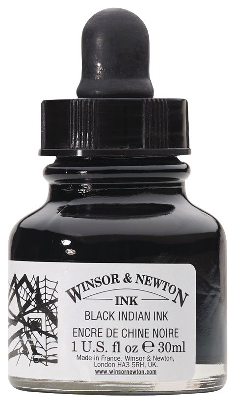 

Тушь Winsor&Newton 30 мл Черный индиго, с пипеткой