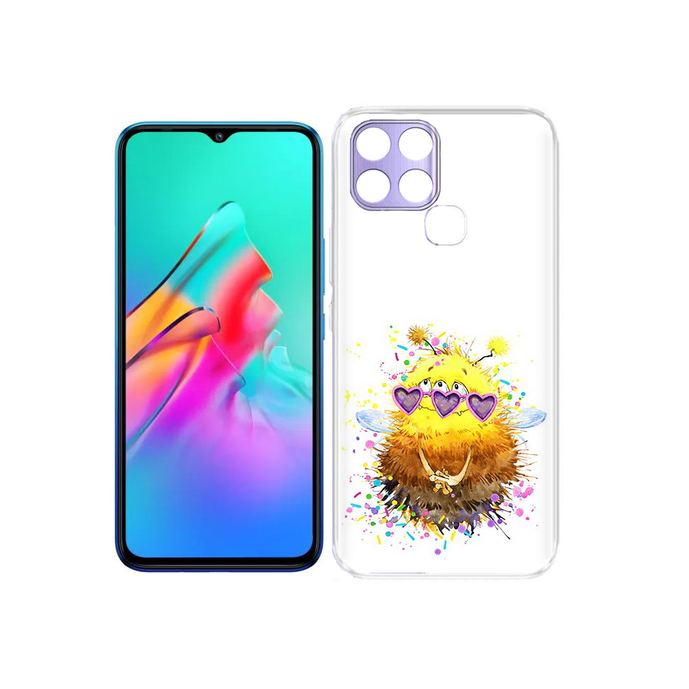 

Чехол MyPads Tocco для Infinix Smart 6 Пушитый шмель, Прозрачный, Tocco