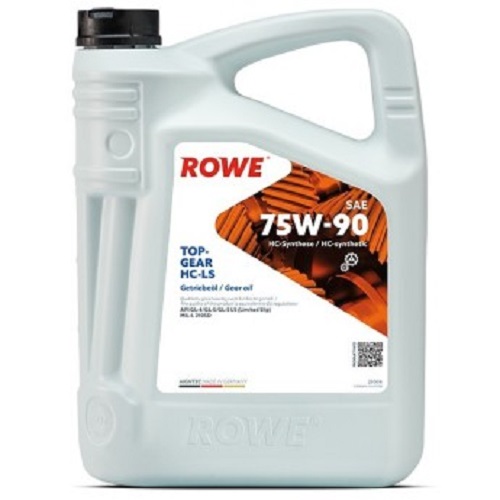 Масло трансмиссионное ROWE HIGHTEC TOPGEAR HC-LS 75W90, 75W-90, 5 л 25004-0050-03 масло трансмиссионное mannol basic plus gl4 75w90 4 л 1322