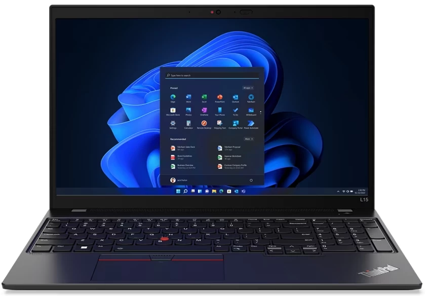 

Ноутбук Lenovo ThinkPad L15 Gen 3 черный (21C4S7FU00), ThinkPad L15 Gen 3