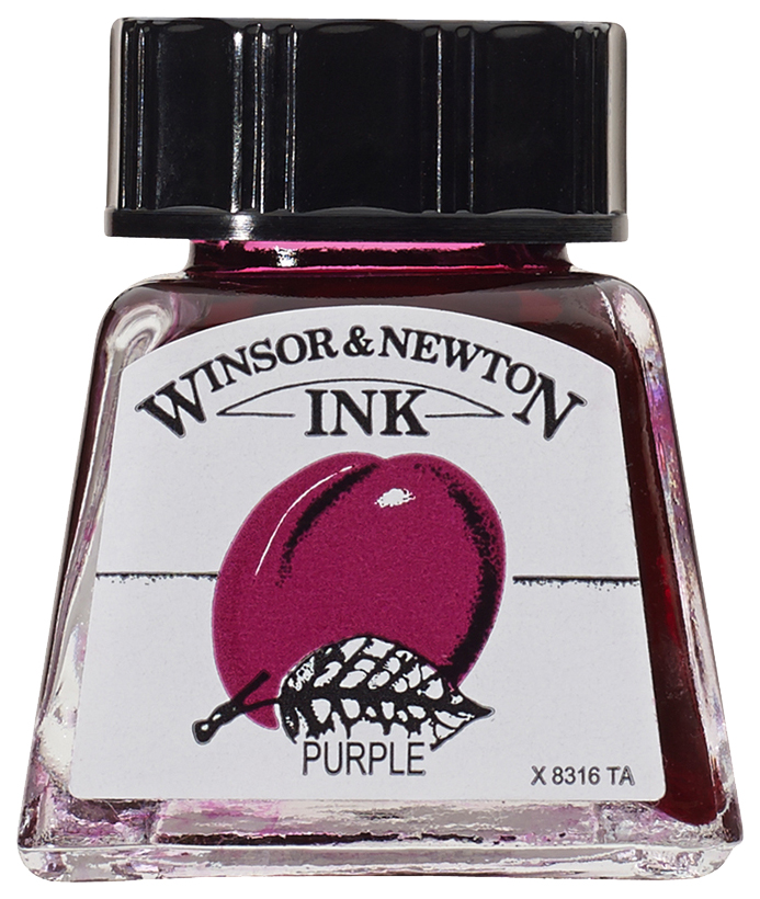 

Тушь Winsor&Newton Drawing Inks 14 мл Пурпурный, Фиолетовый