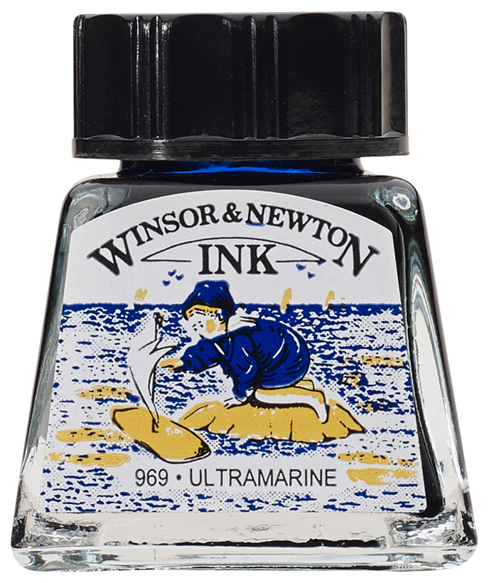 Тушь Winsor&Newton Drawing Inks 14 мл Ультрамарин