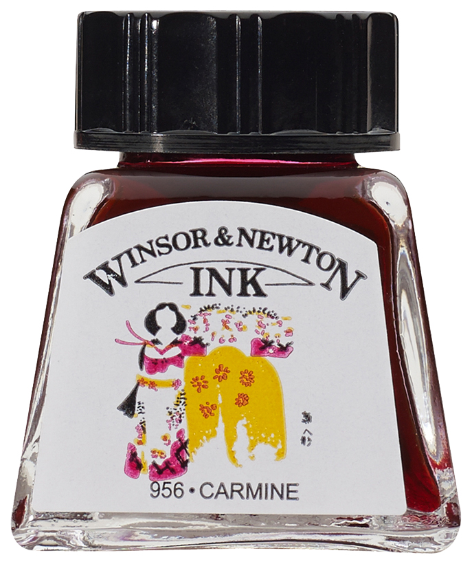 Тушь Winsor&Newton Drawing Inks 14 мл Карминовый