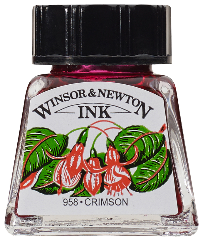 

Тушь Winsor&Newton Drawing Inks 14 мл Малиновый, Красный