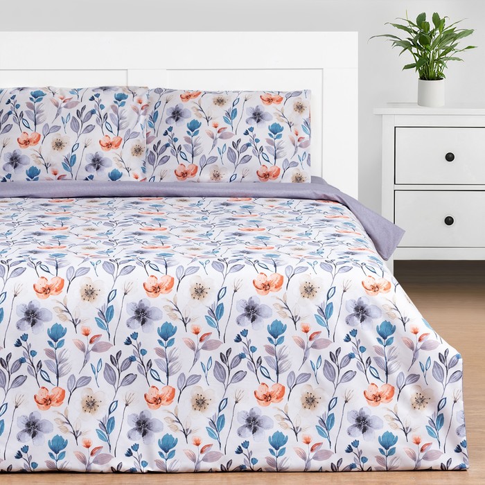 

Постельное бельё Этель дуэт Molla 150х215см-2 шт, 225х240см, 50х70±3 см-2 шт, новосатин