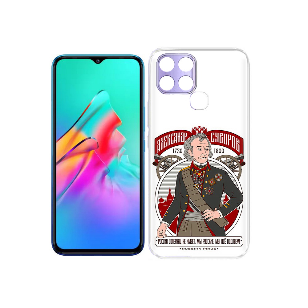 

Чехол MyPads Tocco для Infinix Smart 6 Суворов, Прозрачный, Tocco