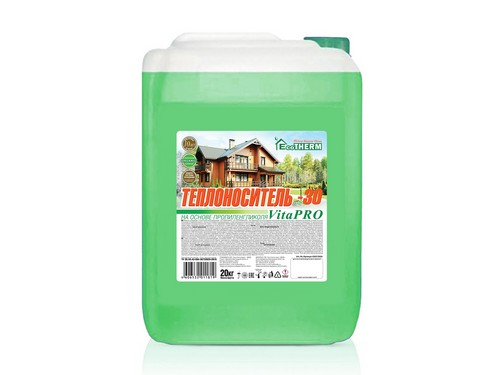 фото Ecotherm теплоноситель ecotherm vita pro -30?c канистра 20 кг