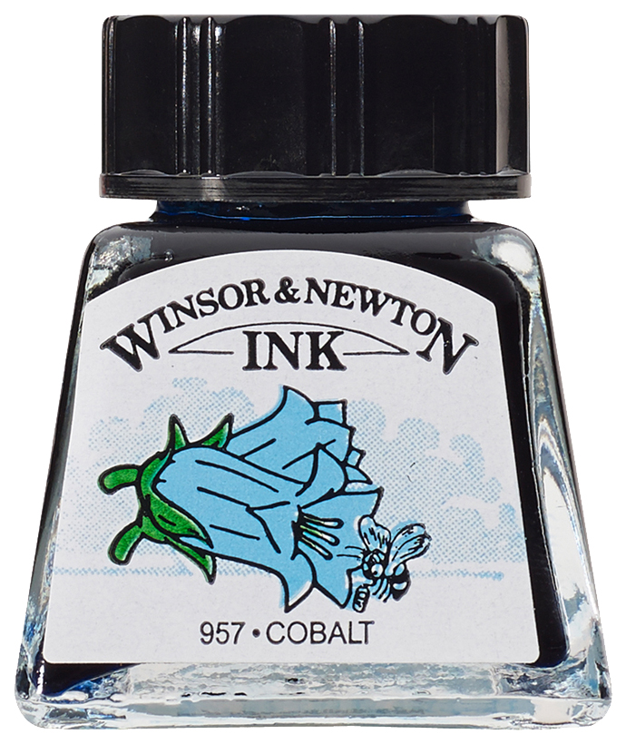 Тушь Winsor&Newton Drawing Inks 14 мл Кобальт синий