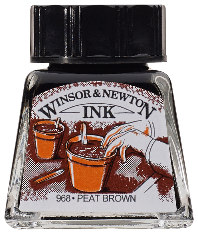 

Тушь Winsor&Newton Drawing Inks 14 мл Коричневый