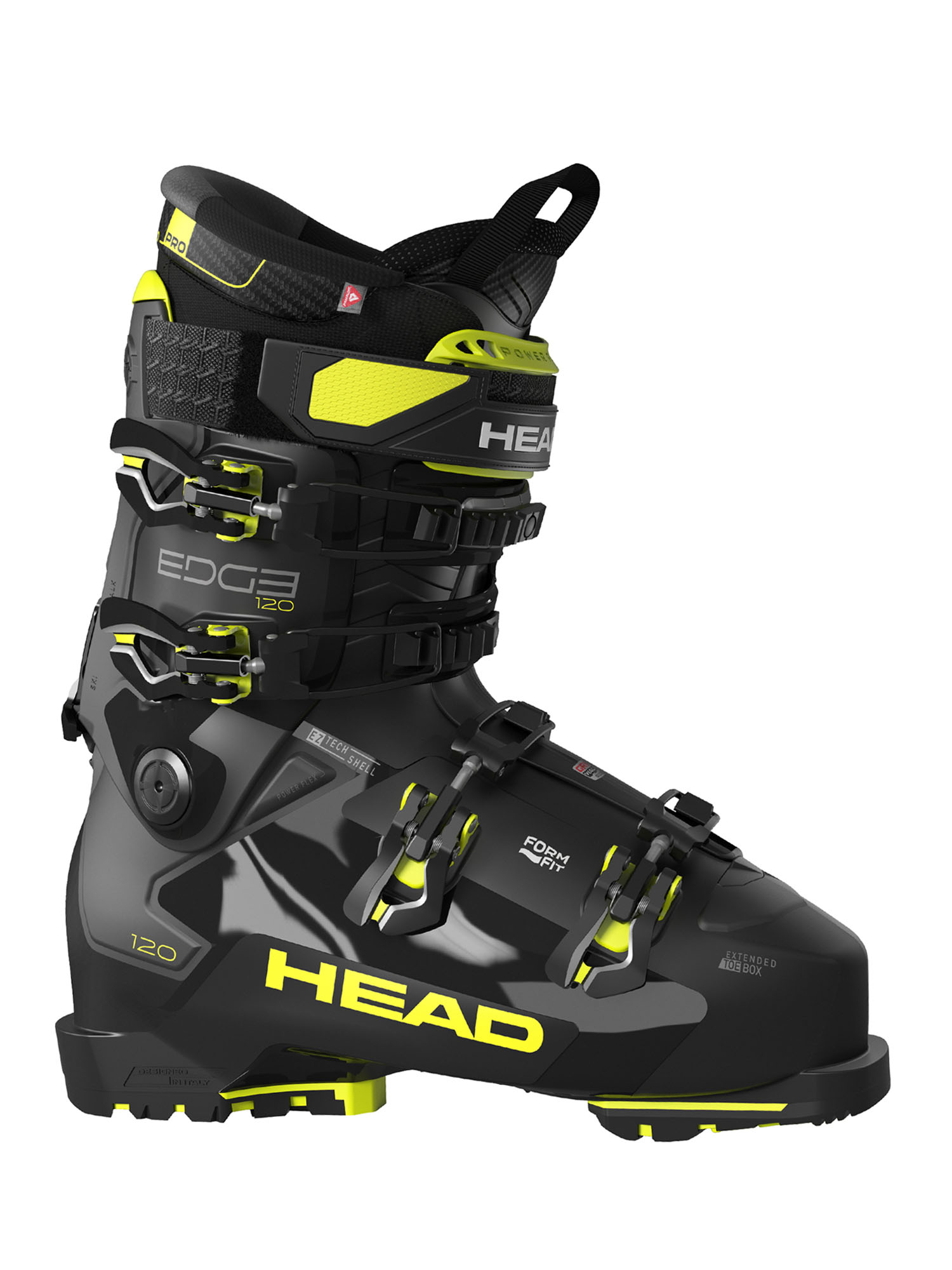 

Горнолыжные Ботинки Head Edge 120 Hv Gw Black/Yellow (См:28,5) 2024-25, Черный, Edge 120 Hv Gw