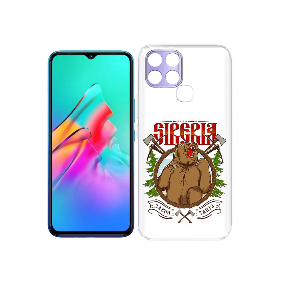 

Чехол MyPads Tocco для Infinix Smart 6 Тайга, Прозрачный, Tocco