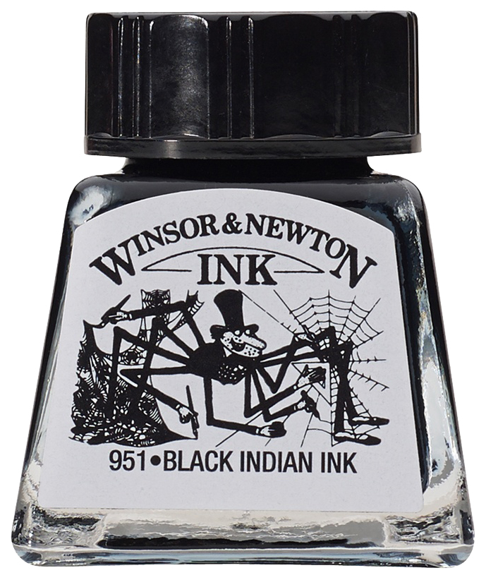 

Тушь Winsor&Newton Drawing Inks 14 мл Индийский Черный