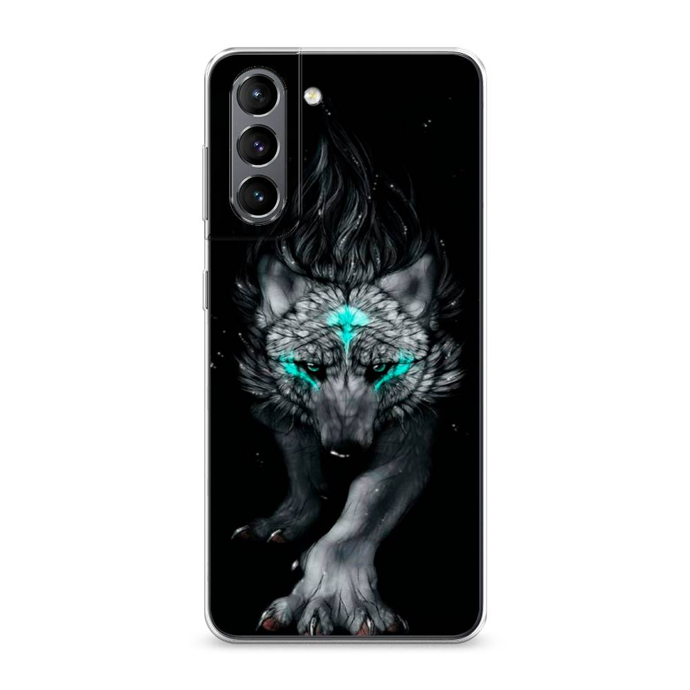 

Чехол Awog на Samsung Galaxy S21 / Самсунг S21 "Волшебный волк", Черный;серый, 2101850-2
