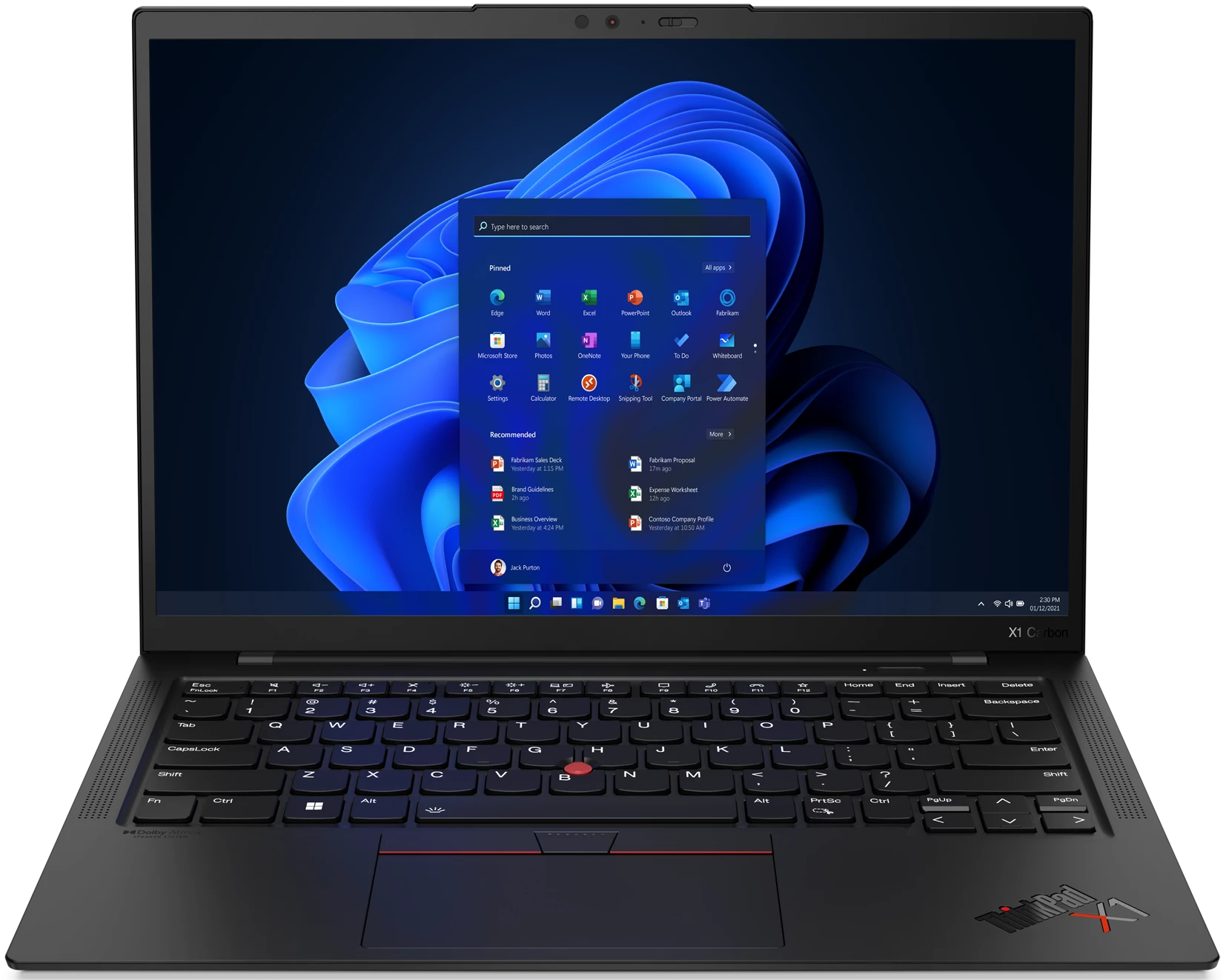 Ультрабук Lenovo ThinkPad X1 Carbon Gen 10 черный (21CB0064UK)