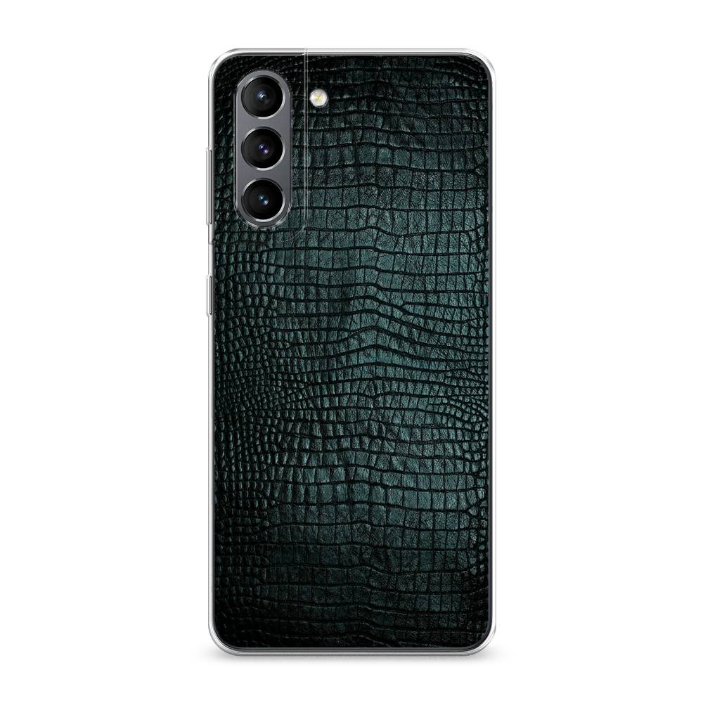 

Чехол Awog на Samsung Galaxy S21 / Самсунг S21 "Черная змея", Черный;серый;голубой, 2101850-3