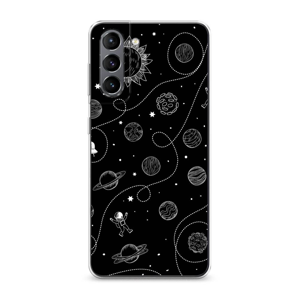 

Чехол Awog на Samsung Galaxy S21 / Самсунг S21 "В невесомости", Бежевый, 2101850-4