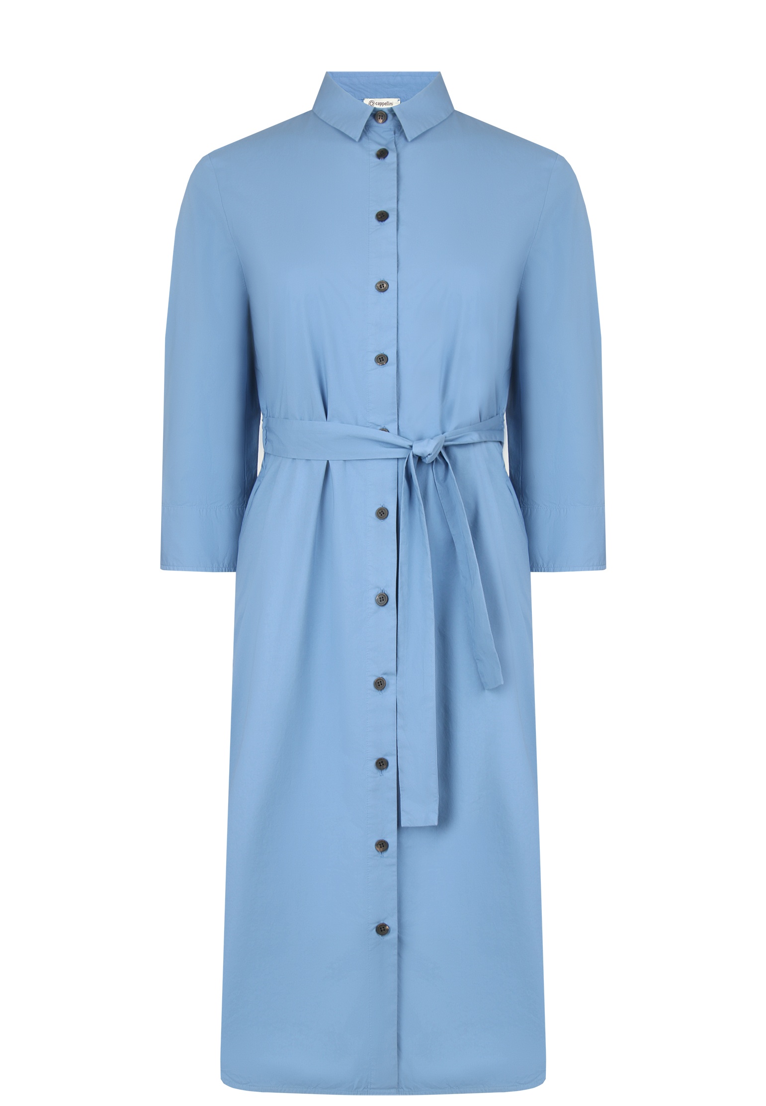 Платье женское CAPPELLINI BY PESERICO 141850 голубое 46 IT