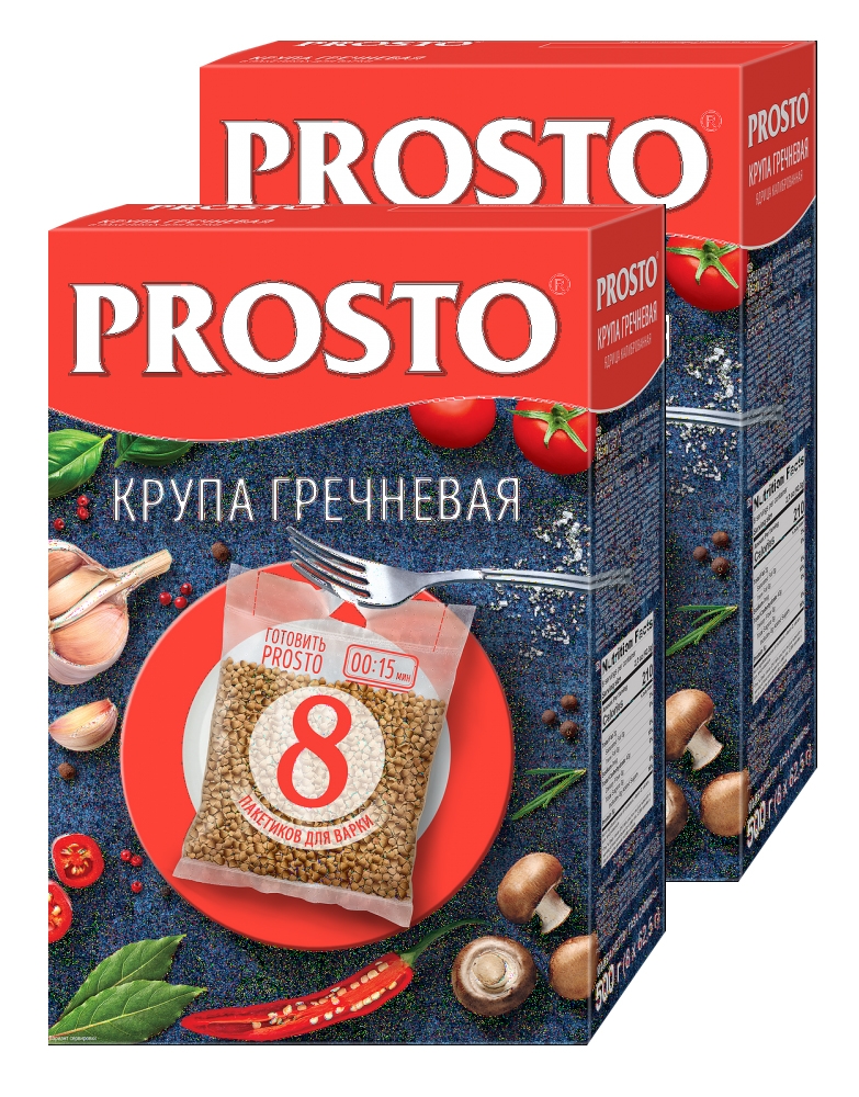 Гречневая ядрица Prosto Buckwheat, 500г*2 шт