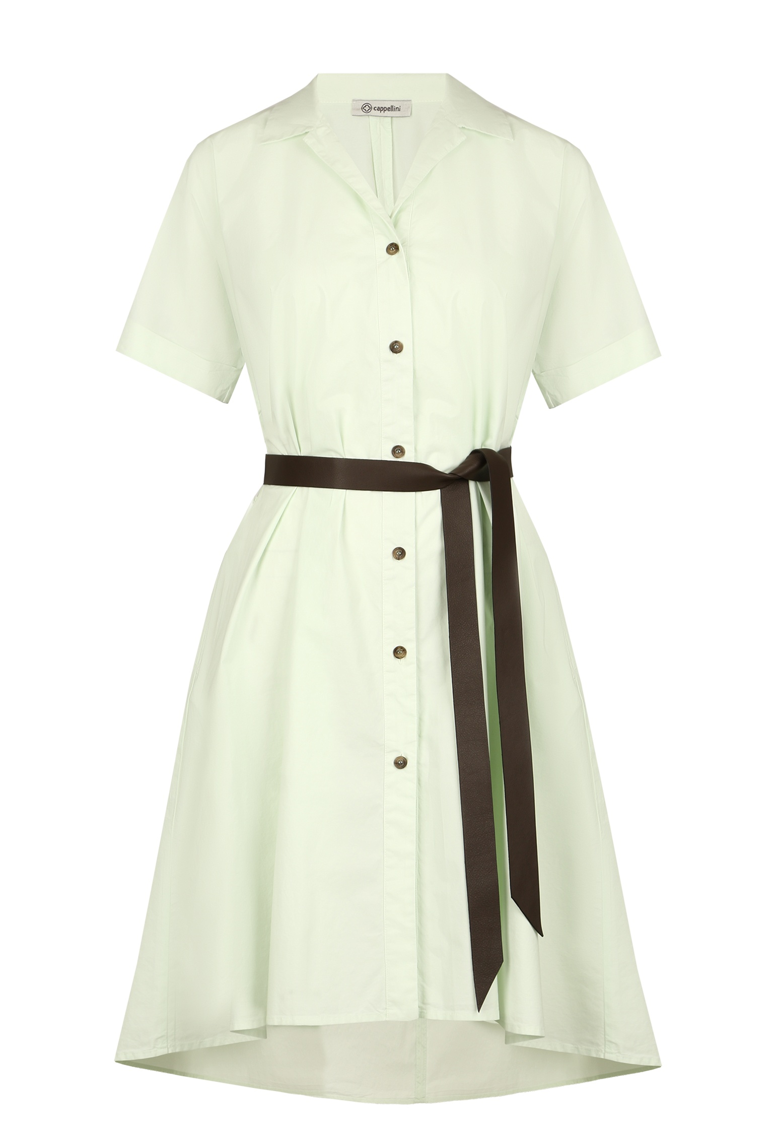 Платье женское CAPPELLINI BY PESERICO 141851 зеленое 40 IT