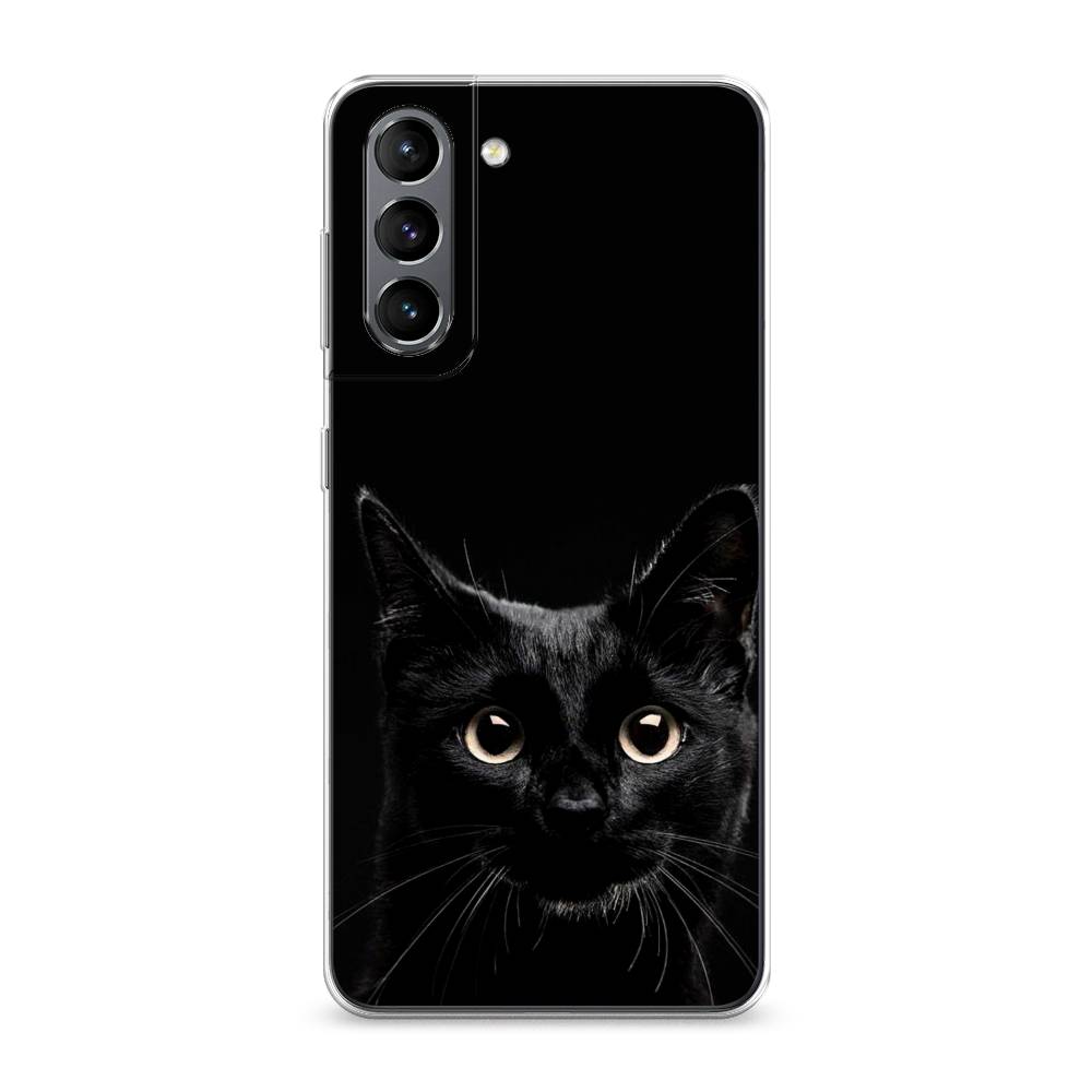 

Чехол Awog на Samsung Galaxy S21 / Самсунг S21 "Добрый кот", Черный, 2101850-1