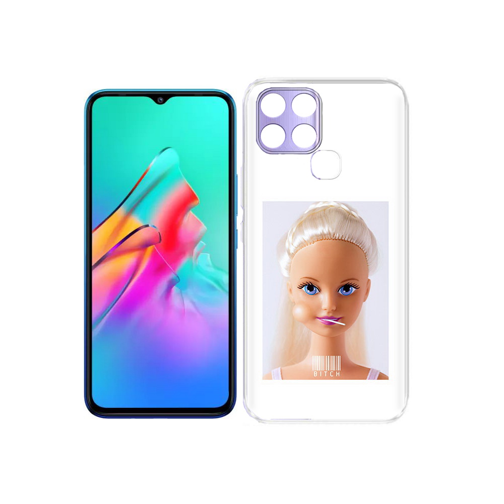 

Чехол MyPads Tocco для Infinix Smart 6 барби, Прозрачный, Tocco