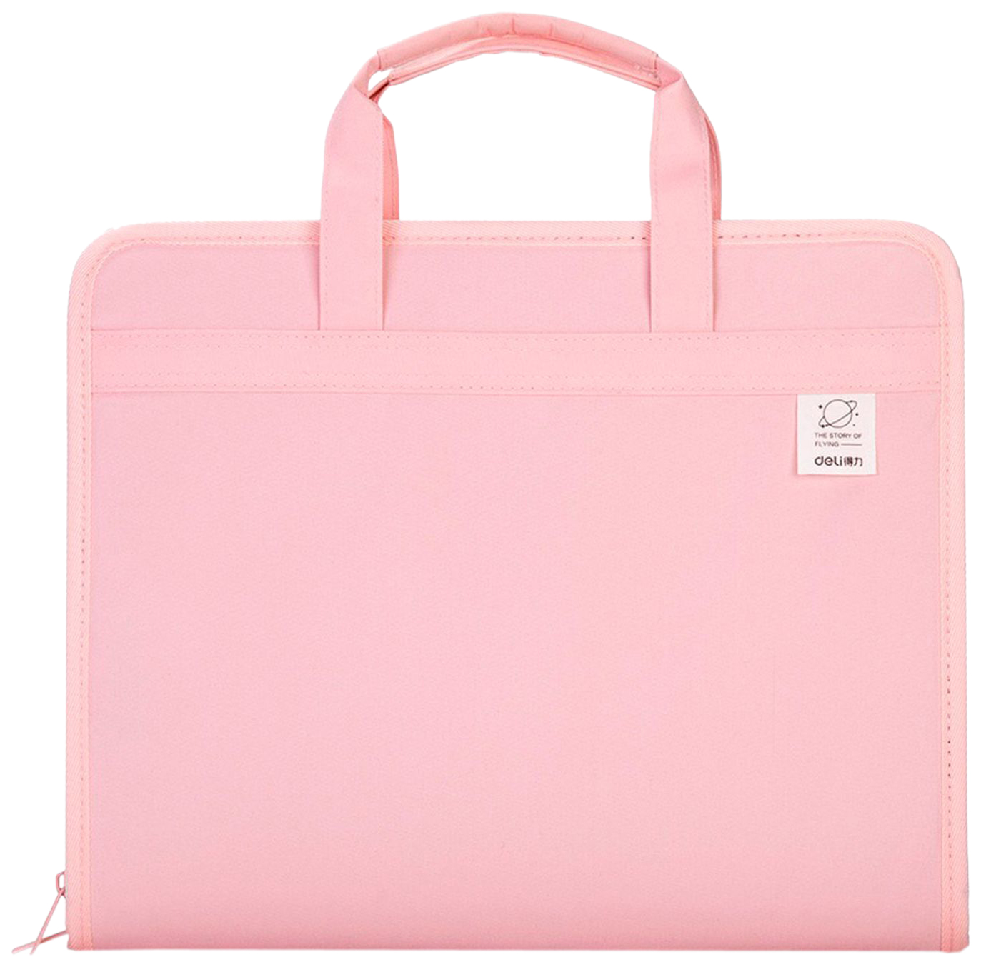 

Папка-портфель Deli 72561PINK 13 отдел. A4 терилен розовый