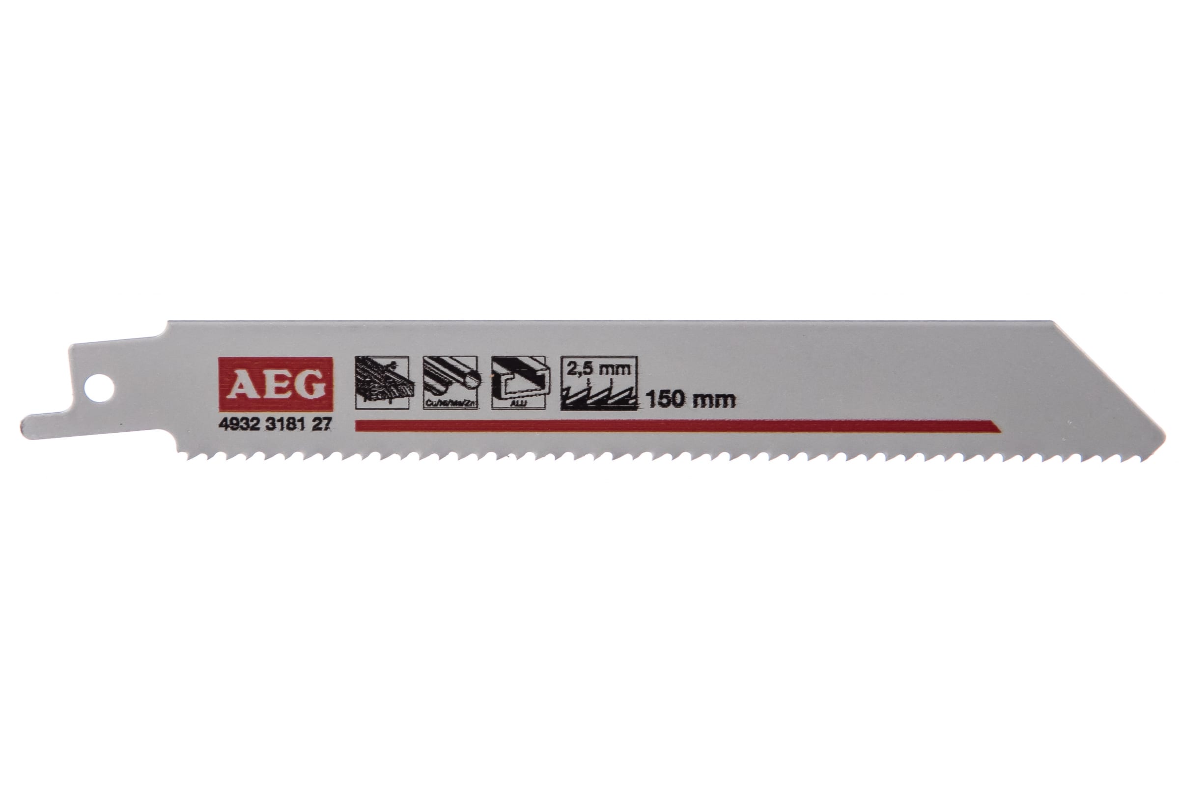 AEG Полотно для сабельной пилы SZ BL 150x2,5 3шт 4932318127