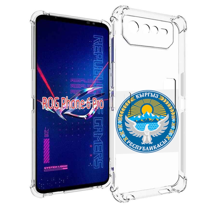 

Чехол MyPads герб-киргизия для Asus ROG Phone 6 Pro, Прозрачный, Tocco