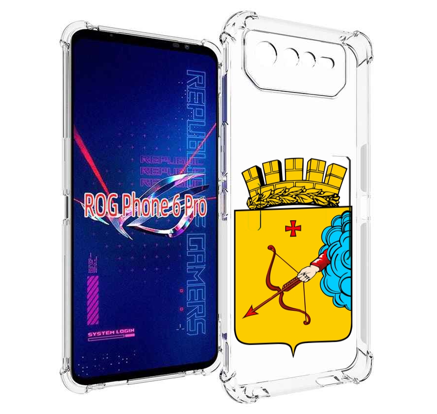 

Чехол MyPads герб-кировская-область для Asus ROG Phone 6 Pro, Прозрачный, Tocco